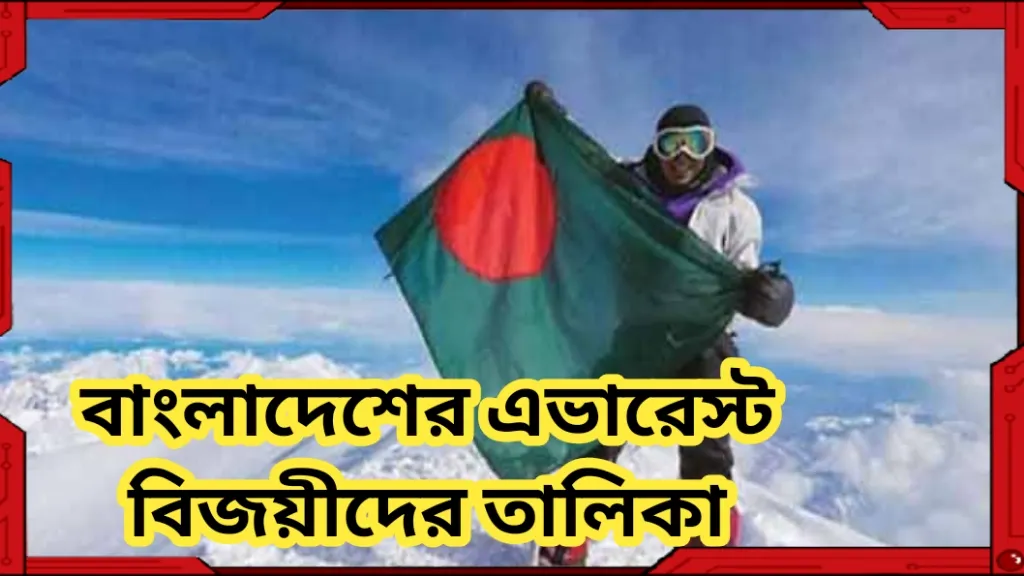 বাংলাদেশের এভারেস্ট বিজয়ীদের তালিকা