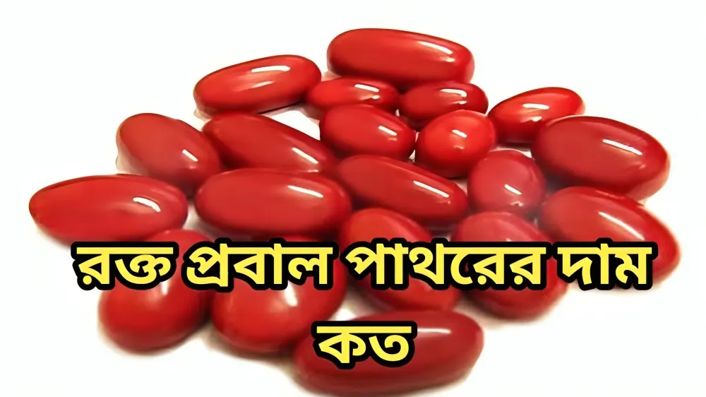 রক্ত প্রবাল পাথরের দাম কত